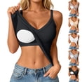 thumbnail image 1 of Junboys Built-in Bra Tank Tops for Women - V-Neck Sleeveless Padded Camisole with Removable Cups, Basic Tank with Support for Inner and Outer Wear,Gray XL, 1 of 8