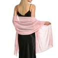 thumbnail image 1 of Junboys Womens Evening Shawl Wrap Scarf - Elegant Dinner Cover Up, Shawl Wraps for Women & Scarf for Women, Perfect for Weddings and Proms, 1 of 2
