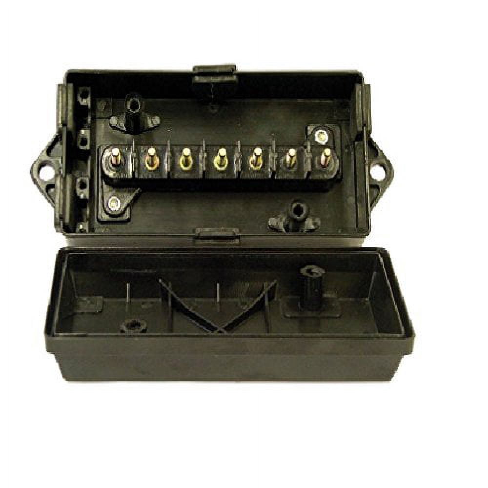 Junction Box 7 - Pos- Black (Pack of 1)