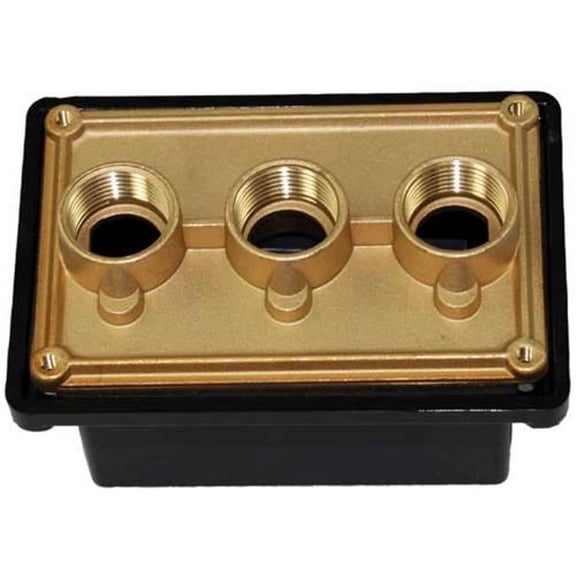 Junction Box Brass Base Polycarbonate Cover