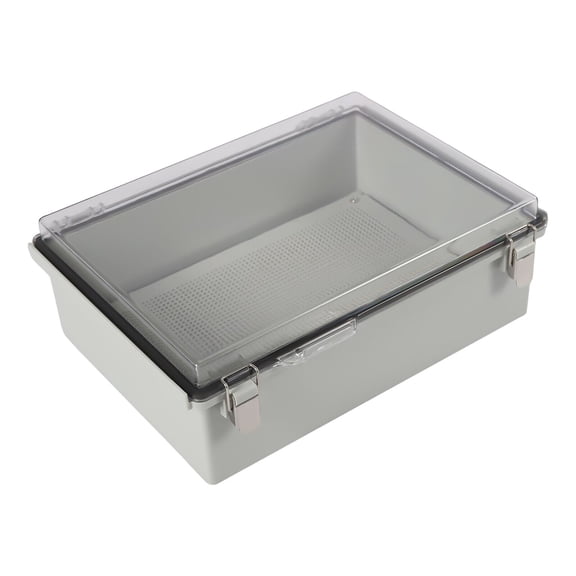 Clear Enclosure Wall Mount Hinged Cover Stainless Steel Latch Junction Box