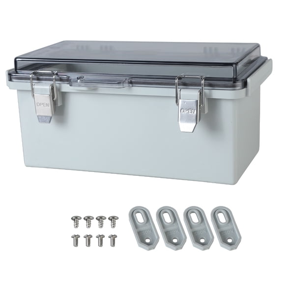 Junction Box Waterproof Clear Cover Indoor Outdoor Cable Junction Box Electrical Project Enclosure Distribution Box