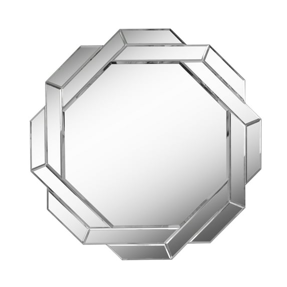 Kenroy Home Junction 34'' x 34'' Octagonal Wall Mirror for Entryway, Bathroom, Bedroom, or Living Room, Mirror