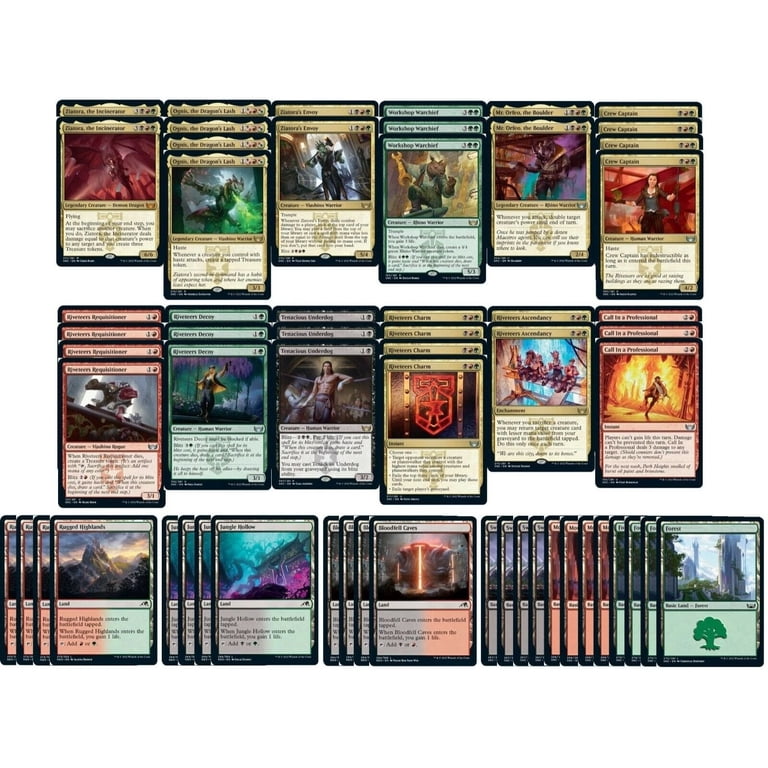 jund cards mtg Jund Riveteers Blitz Deck - Green Black Red - Very Powerful - 60 Card MTG  NM/M!!