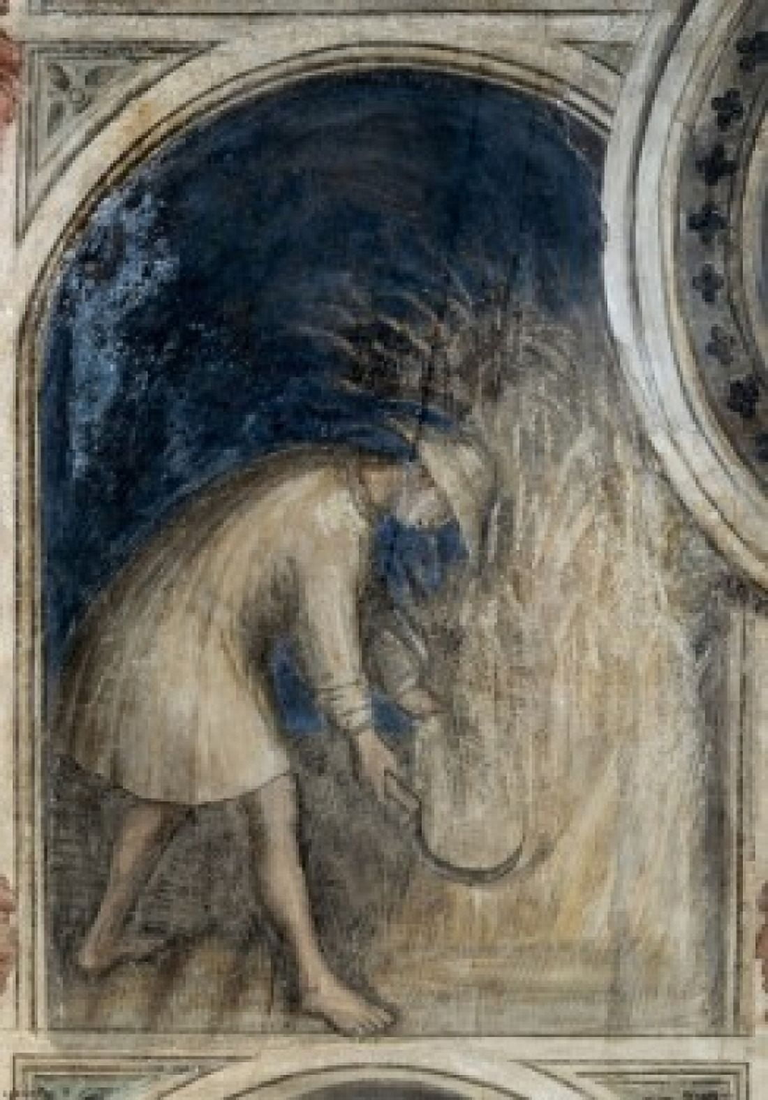 June Artist Unknown (Italian) Fresco Palazzo della Ragione Padua Italy Canvas Art - (24 x 36)