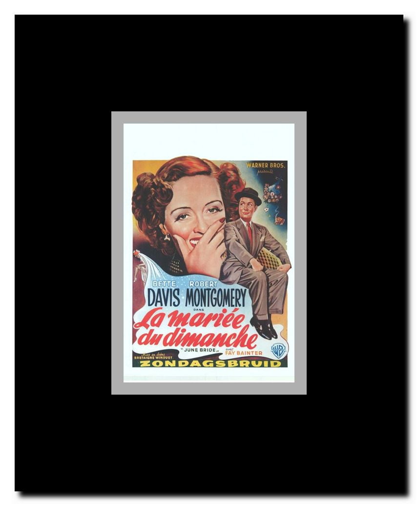 June Bride Framed Movie Poster