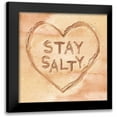 thumbnail image 1 of June, Dina 12x12 Black Modern Framed Museum Art Print Titled - Ocean Breeze VIII, 1 of 5
