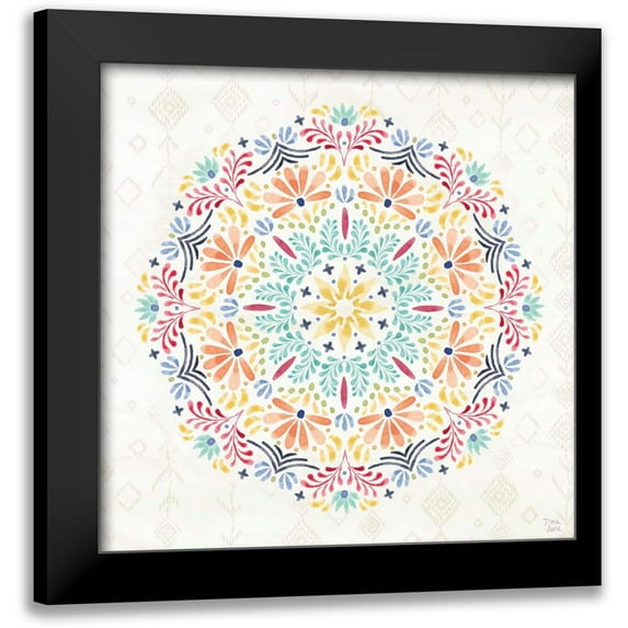 June, Dina 12x12 Black Modern Framed Museum Art Print Titled - Sweet and Spicy VIII