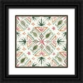 thumbnail image 1 of June, Dina 12x12 Black Ornate Wood Framed with Double Matting Museum Art Print Titled - Sweet Southwest Pattern III, 1 of 4