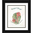 thumbnail image 1 of June, Dina 12x14 Black Ornate Wood Framed with Double Matting Museum Art Print Titled - Sweet Southwest XII, 1 of 4