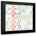 thumbnail image 1 of June, Dina 15x15 Black Modern Framed Museum Art Print Titled - World Tour Pattern IXA, 1 of 5