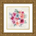 thumbnail image 1 of June, Dina 15x15 Gold Ornate Wood Framed with Double Matting Museum Art Print Titled - Bohemian Vibes IV, 1 of 4