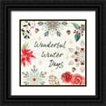 thumbnail image 1 of June, Dina 20x20 Black Ornate Wood Framed with Double Matting Museum Art Print Titled - Winter Moment V, 1 of 4