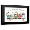 thumbnail image 1 of June, Dina 24x17 Black Modern Framed Museum Art Print Titled - Lake Love IV, 1 of 5
