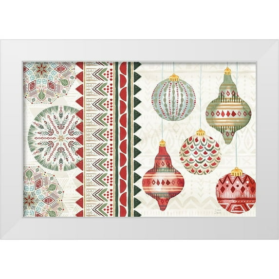 June, Dina 24x17 White Modern Wood Framed Museum Art Print Titled - Winter Moment I