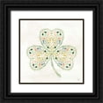 thumbnail image 1 of June, Dina 26x26 Black Ornate Wood Framed with Double Matting Museum Art Print Titled - Lucky Charm IV, 1 of 4