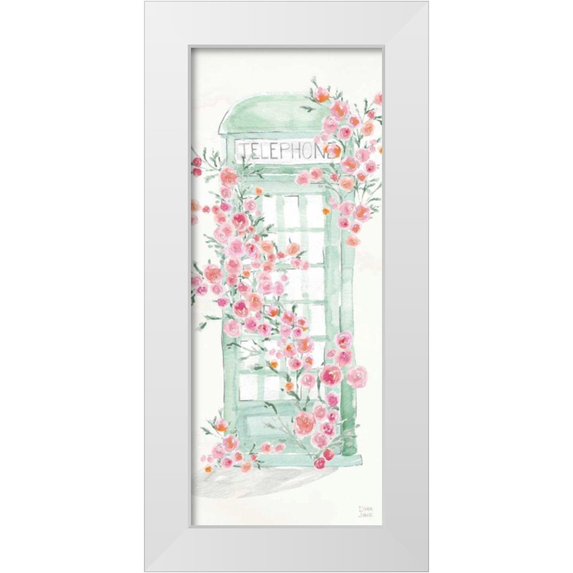 June, Dina 8x14 White Modern Wood Framed Museum Art Print Titled - World Tour V