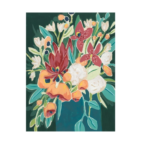 June Erica Vess 'Blissful Bouquet II' Canvas Art