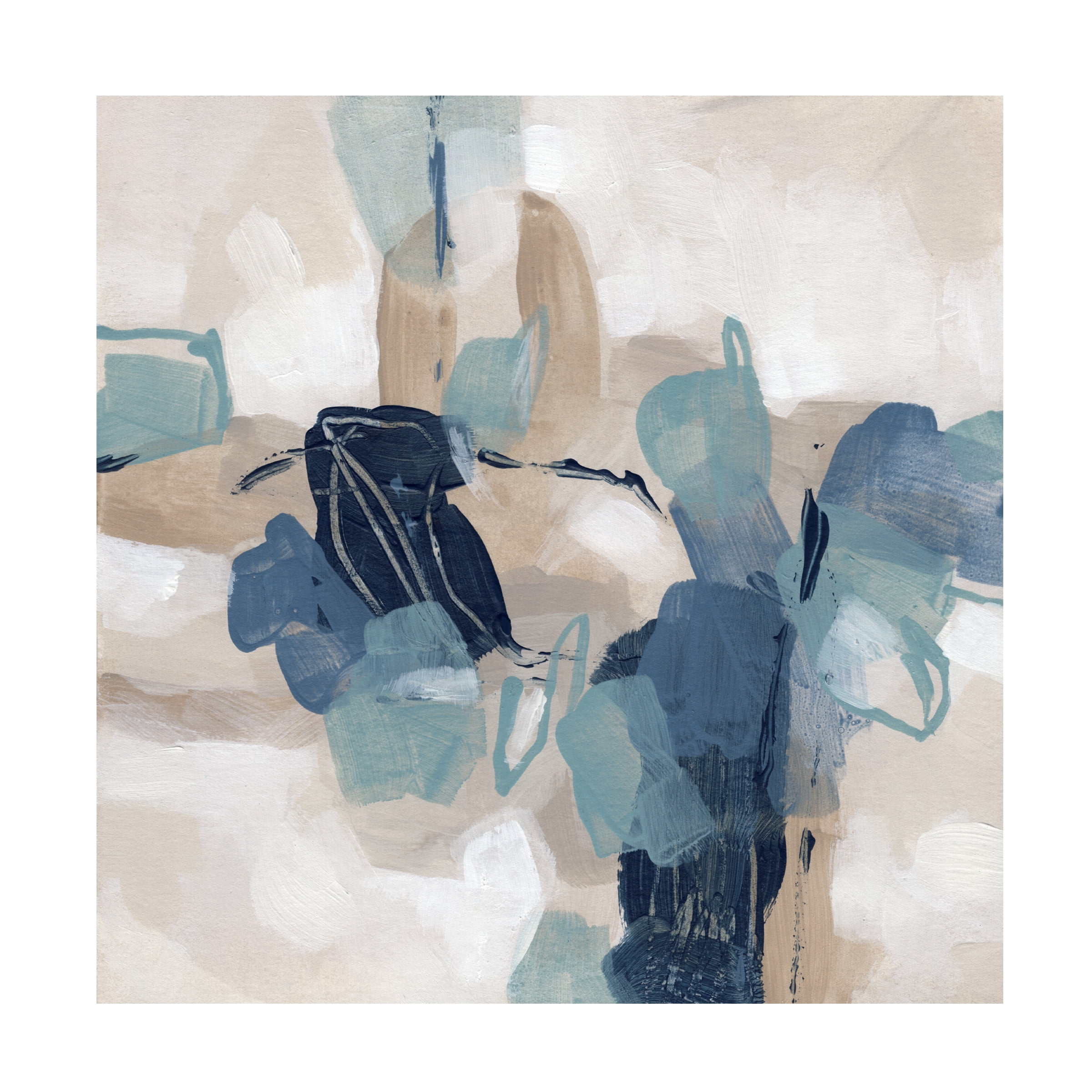 June Erica Vess 'Blues Chorus II' Canvas Art