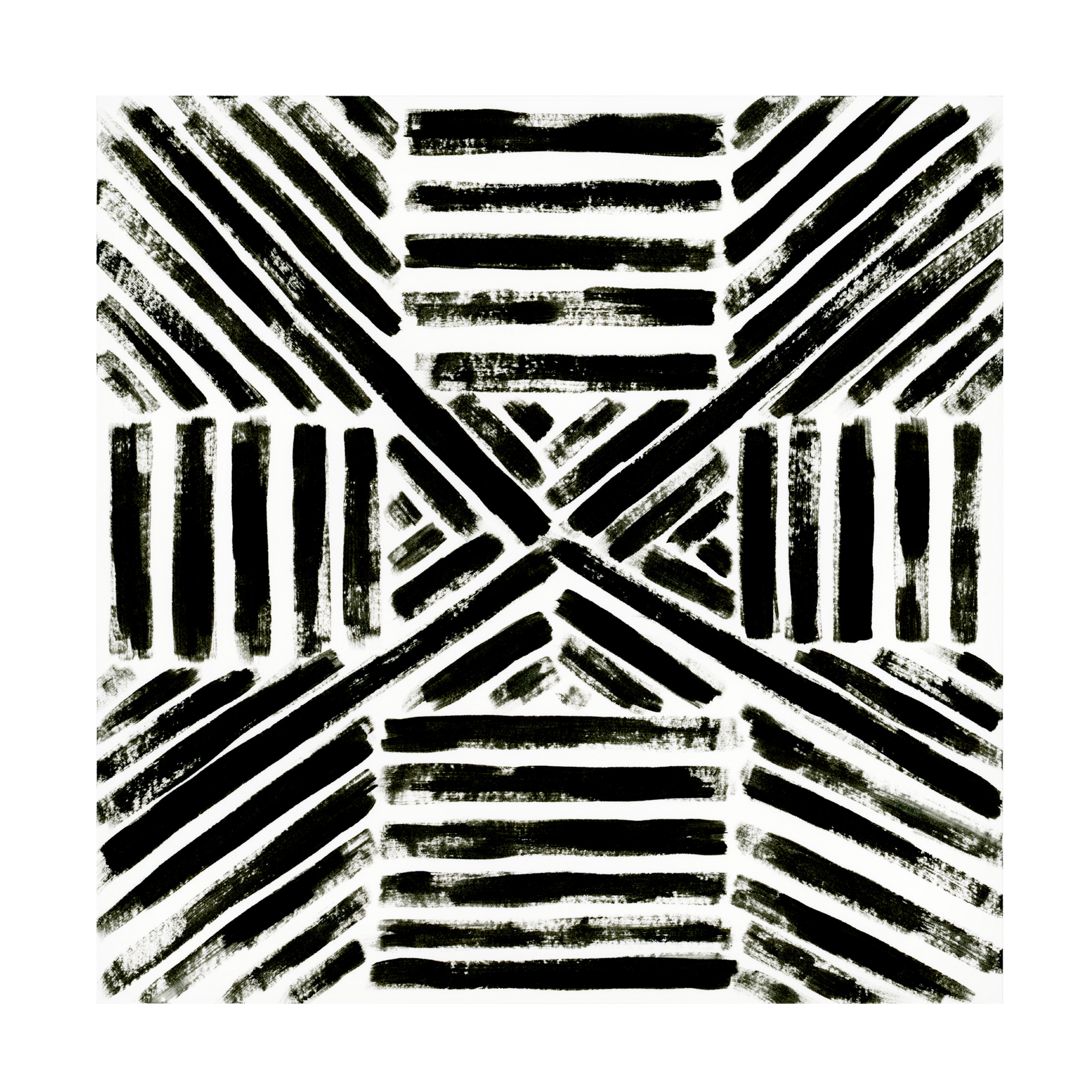 June Erica Vess 'Concentric Ink III' Canvas Art - Walmart.com