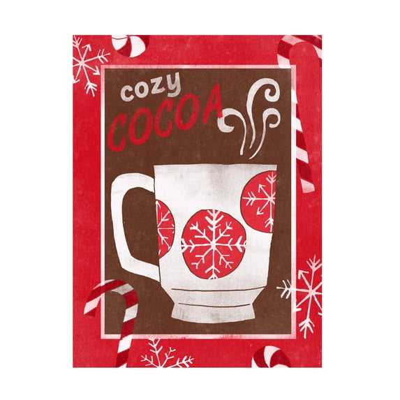 June Erica Vess 'Cozy Cocoa Christmas I' Canvas Art