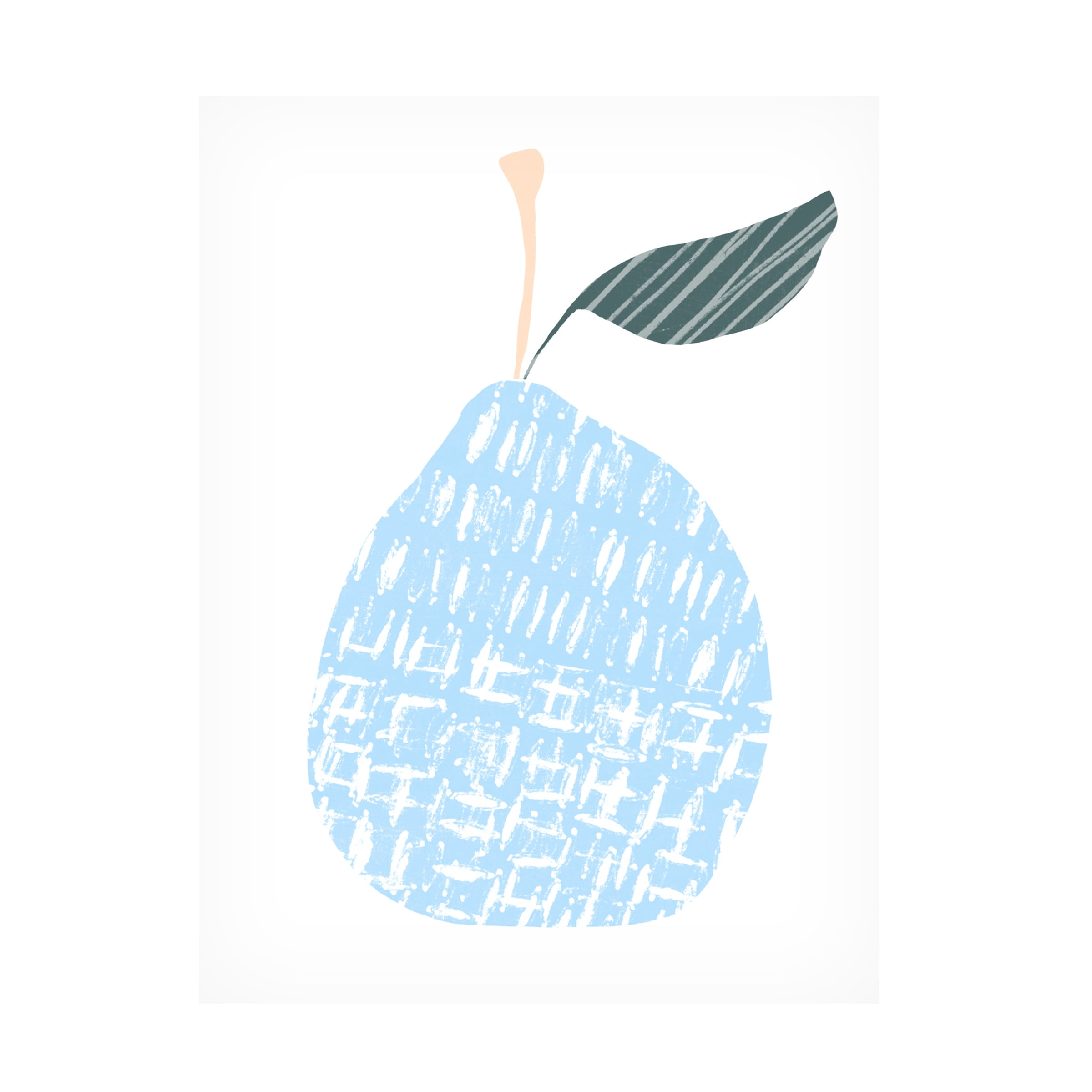 June Erica Vess 'Cut Paper Fruit IV' Canvas Art