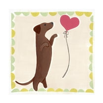 June Erica Vess 'Dachshund Delight II' Canvas Art