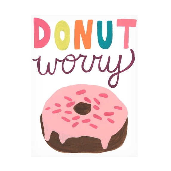 June Erica Vess 'Happy Donuts IV' Canvas Art