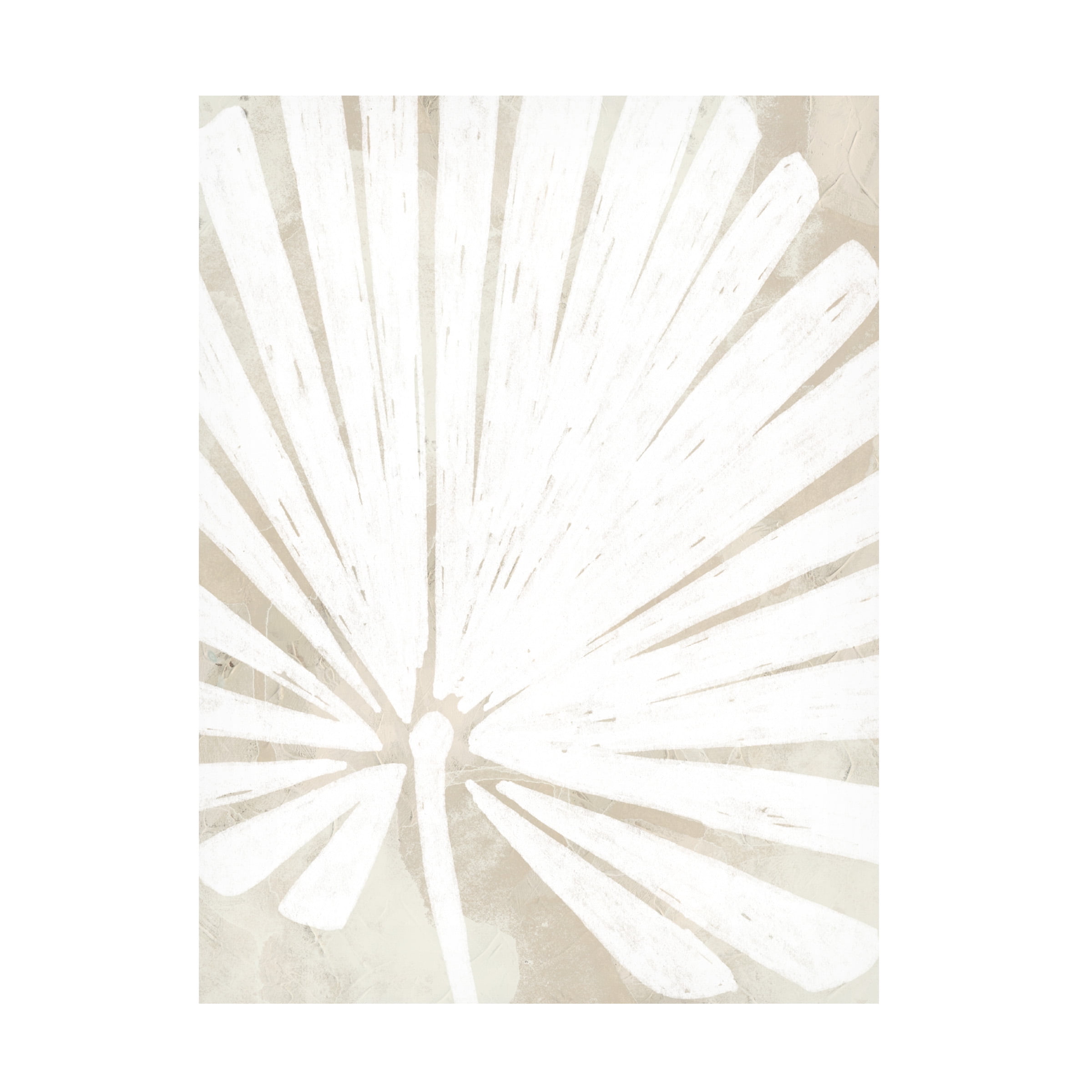 June Erica Vess 'Linen Tropical Silhouette IV' Canvas Art