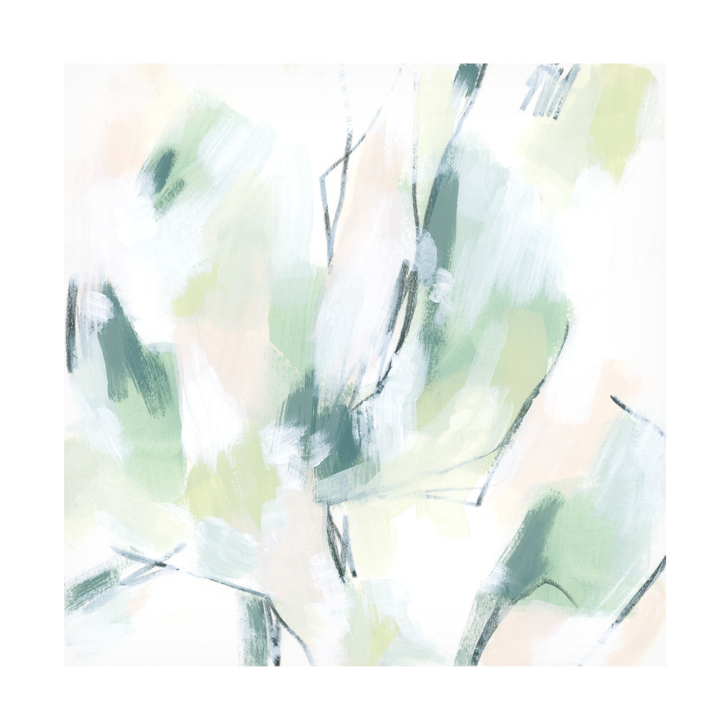 June Erica Vess 'Mint Fissure II' Canvas Art