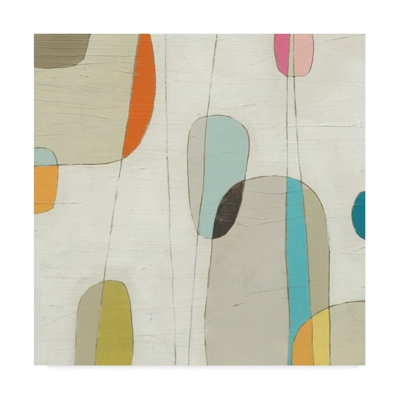 June Erica Vess 'Molecular Motion Iii' Canvas Art