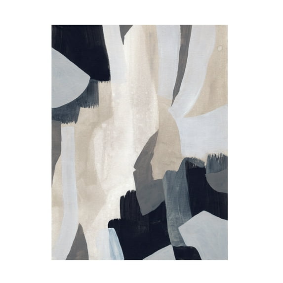 June Erica Vess 'Neutral Veil II' Canvas Art