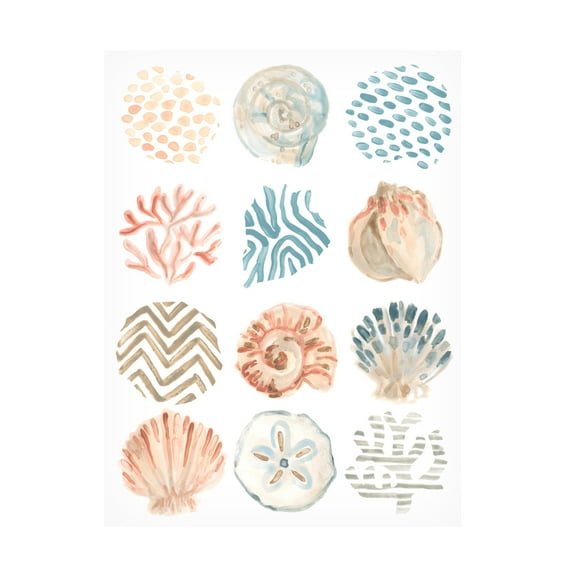 June Erica Vess 'Ocean Patterns II' Canvas Art
