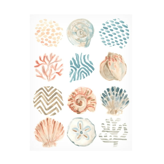 June Erica Vess 'Ocean Patterns II' Canvas Art