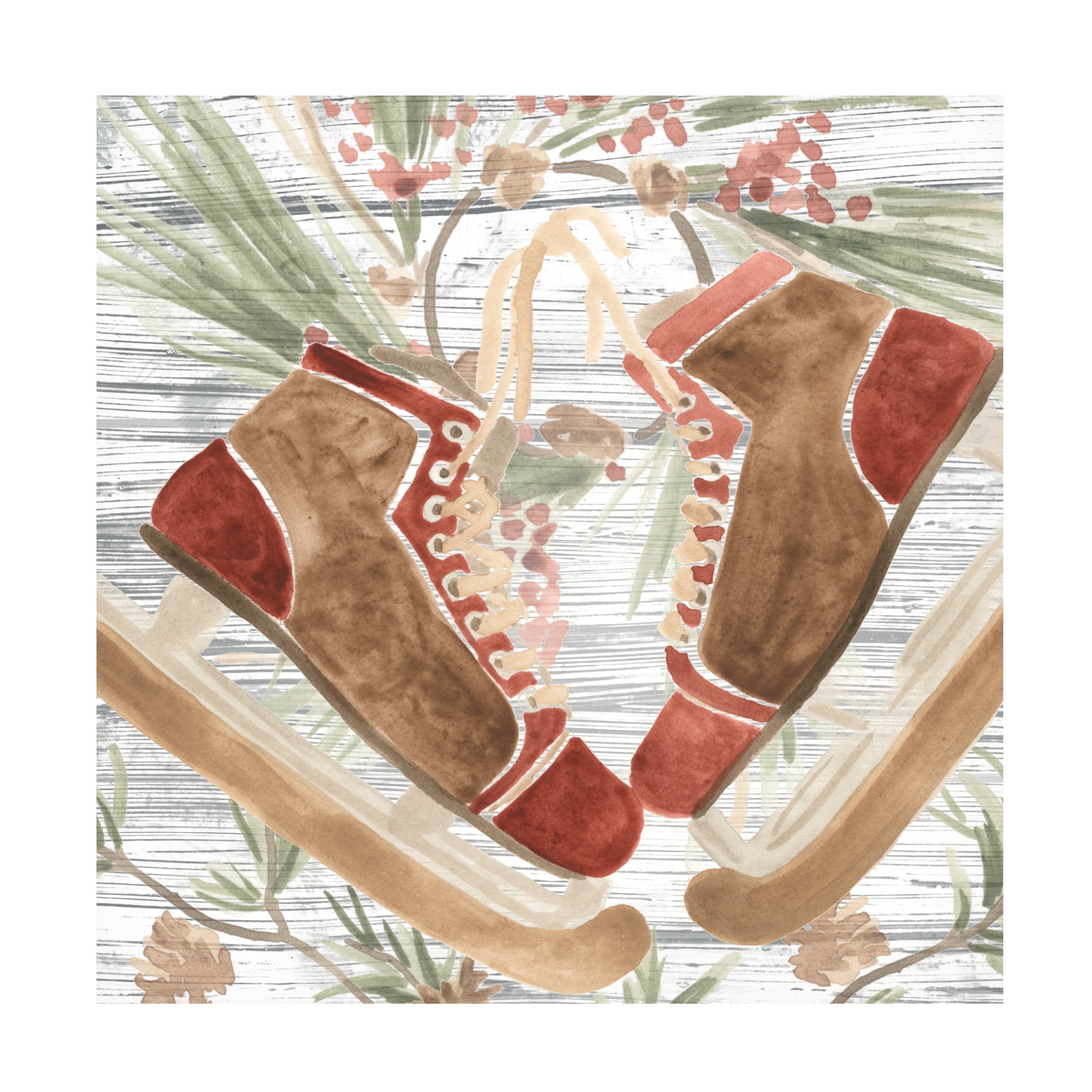 June Erica Vess 'Pinecone Lodge I' Canvas Art