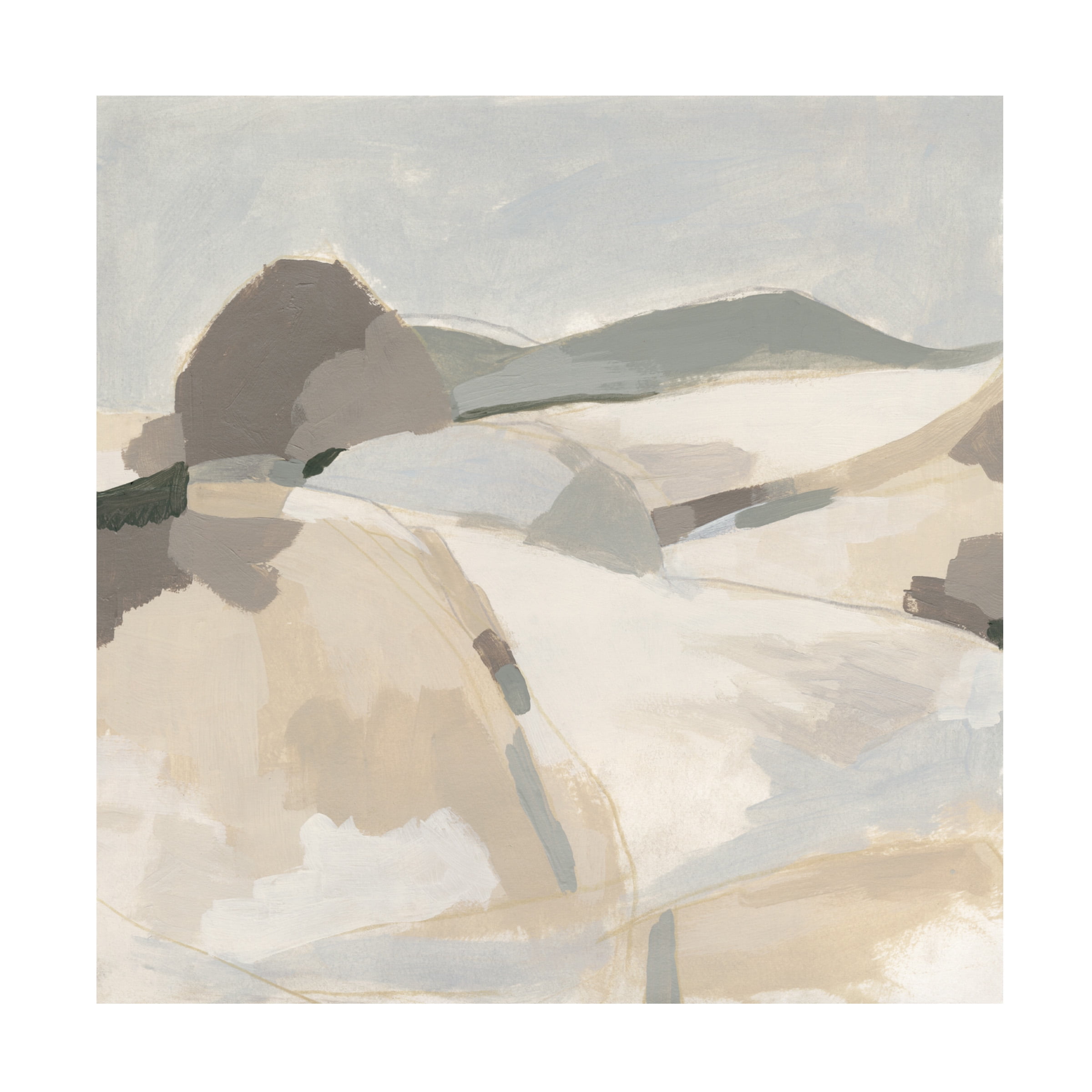 June Erica Vess 'Quiet Valley I' Canvas Art