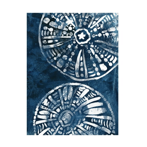 June Erica Vess 'Sea Batik II' Canvas Art