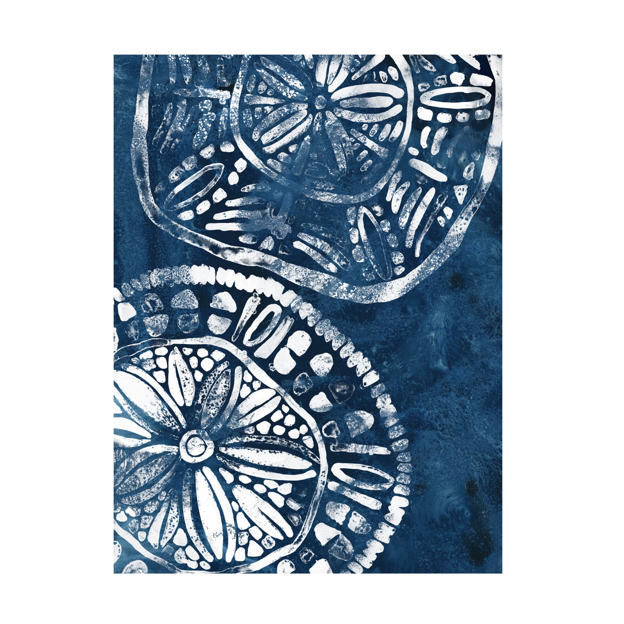 June Erica Vess 'Sea Batik IV' Canvas Art