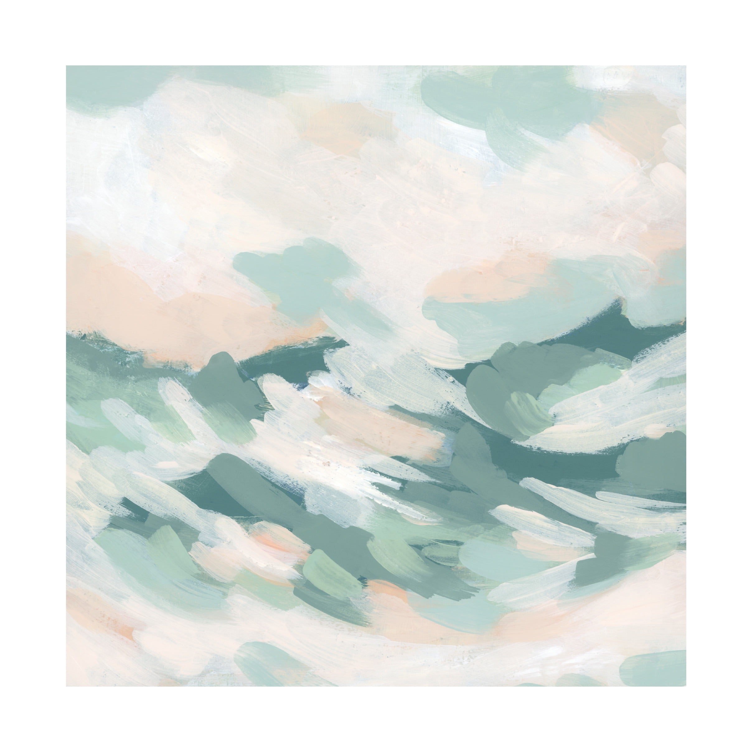 June Erica Vess 'Seafoam Cloudbank II' Canvas Art
