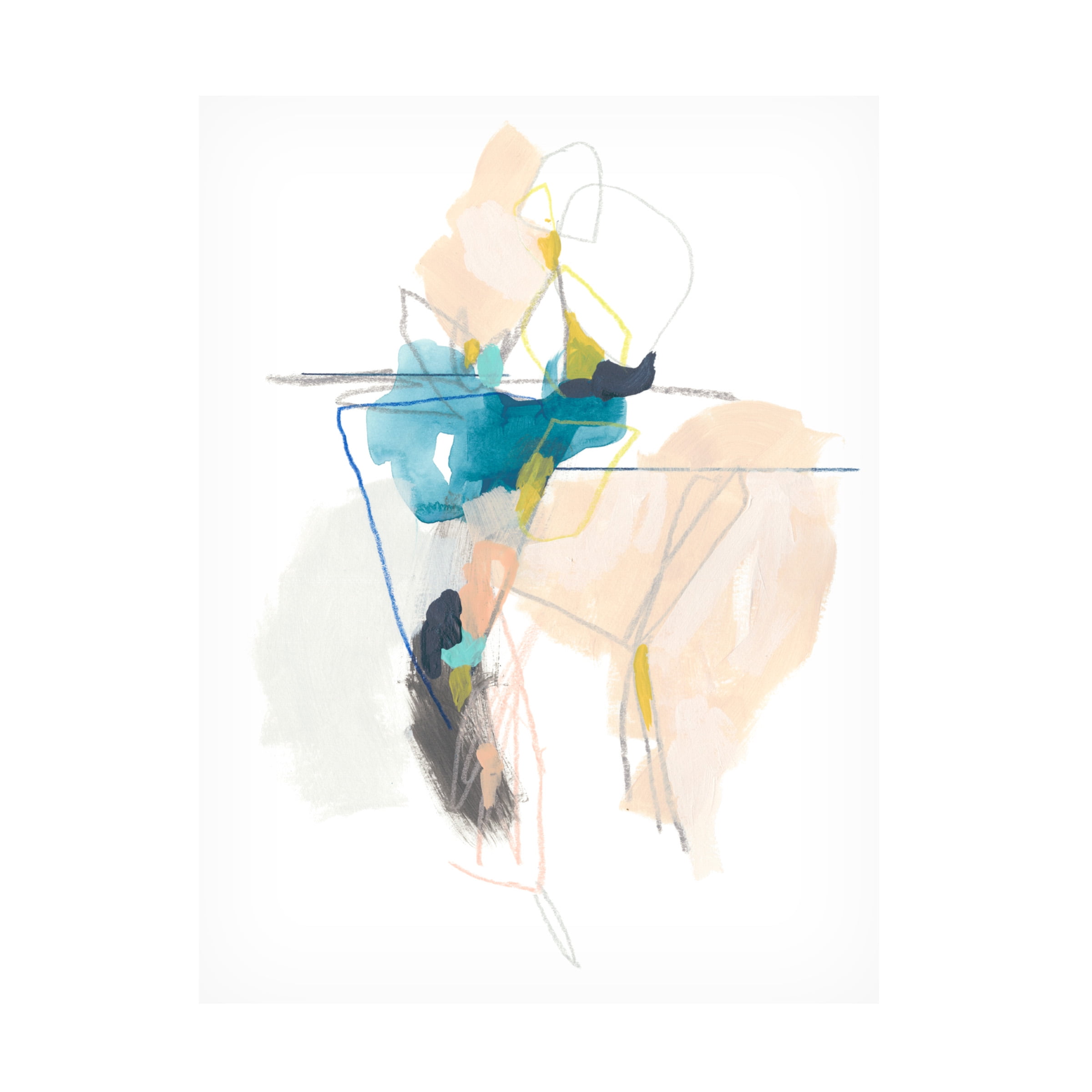 June Erica Vess 'Static Energy I' Canvas Art