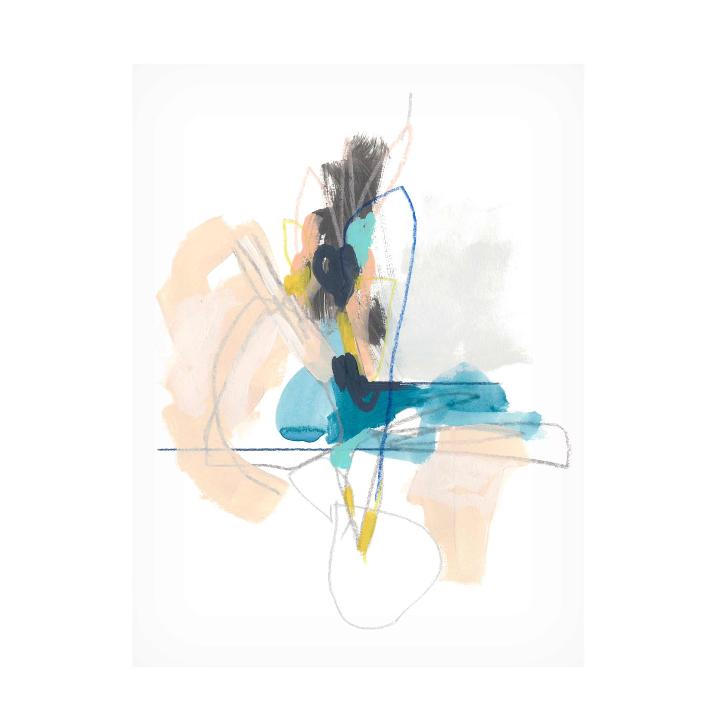 June Erica Vess 'Static Energy II' Canvas Art