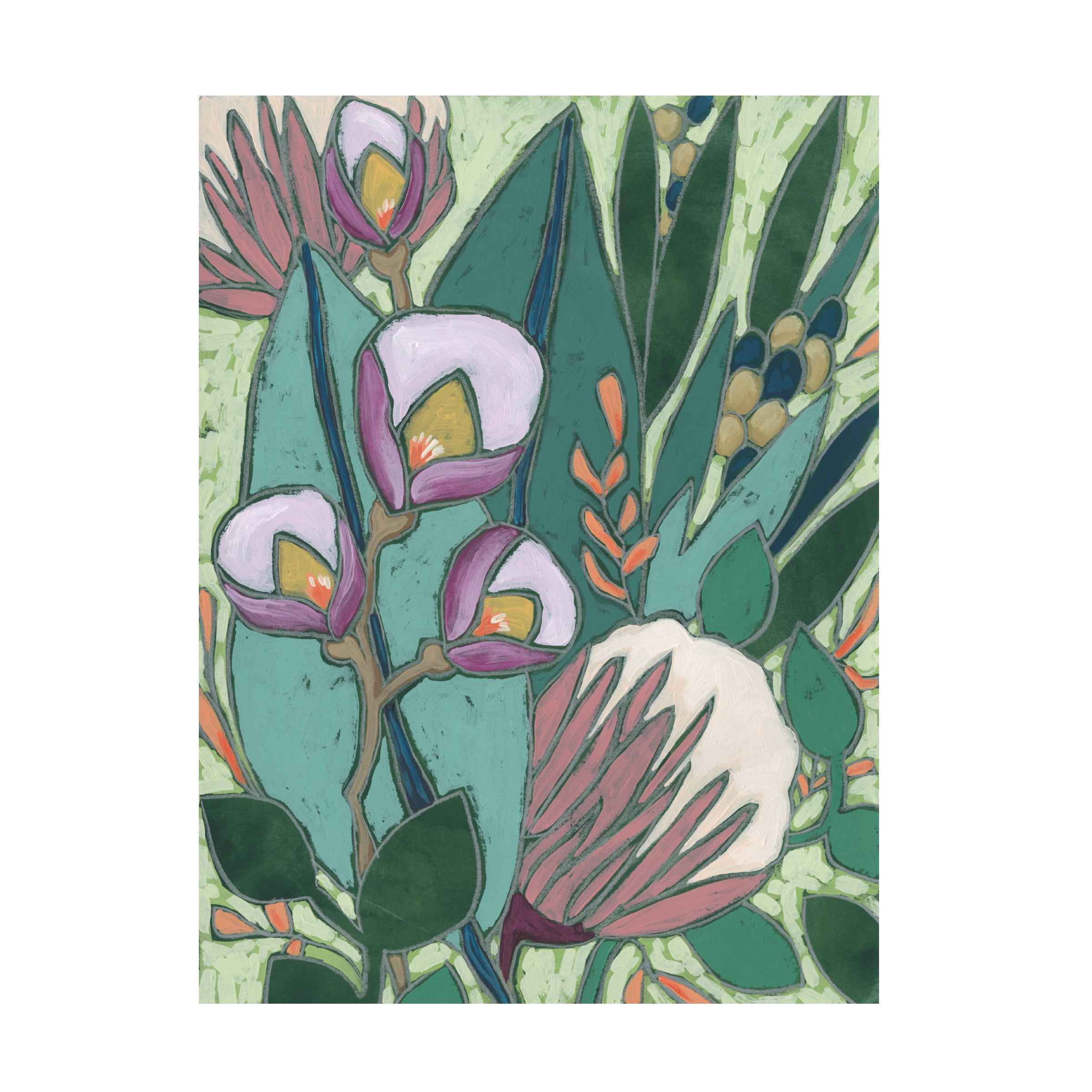 June Erica Vess 'Tropical Reverie I' Canvas Art