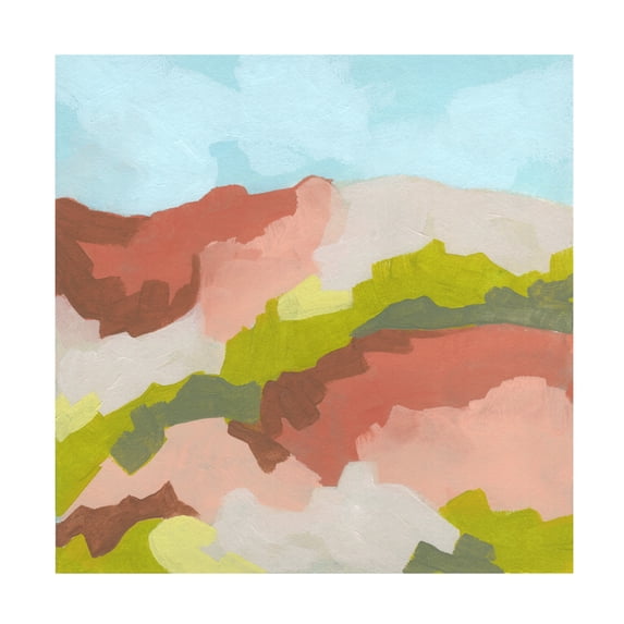 June Erica Vess 'Valley Blush I' Canvas Art