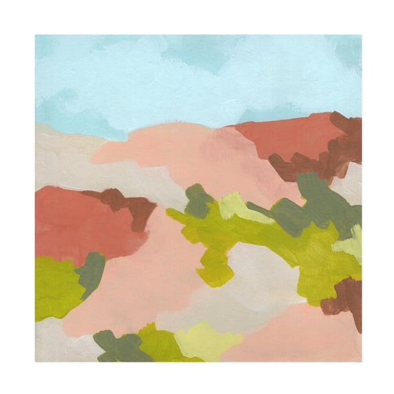 June Erica Vess 'Valley Blush II' Canvas Art