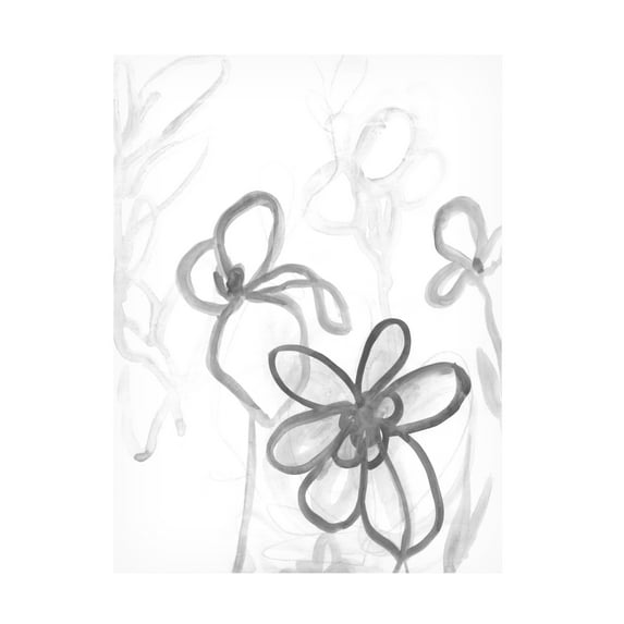 June Erica Vess 'Winter Garden I' Canvas Art