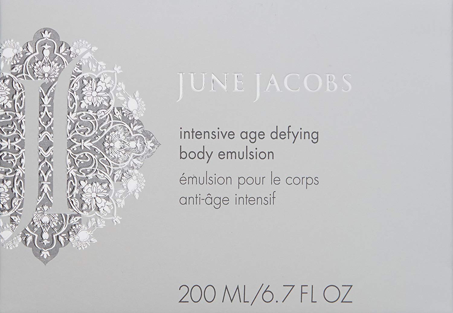 June Jacobs Intensive Age Defying Body Emulsion  6.7oz/200ml New With Box - image 1 of 2