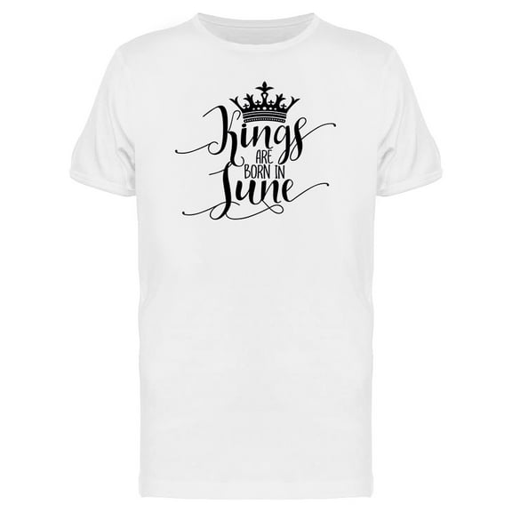 June Kings Born Birthday Tee Men's -Image by Shutterstock