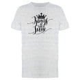 thumbnail image 1 of June Kings Born Birthday Tee Men's -Image by Shutterstock, 1 of 1