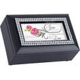thumbnail image 1 of June Month Pearl Birthstone Appreciation And Love Black Musical Trinket Box, 1 of 10