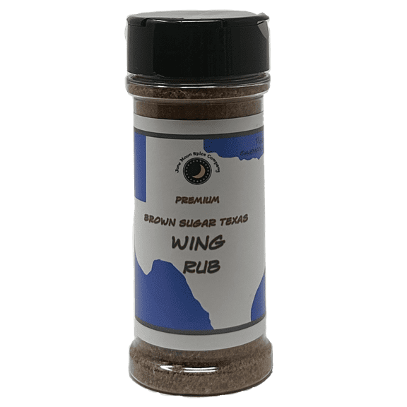 June Moon Spice Company's Brown Sugar Texas Wing Dry Rub | Premium, | 5.5 fl. oz. Jar
